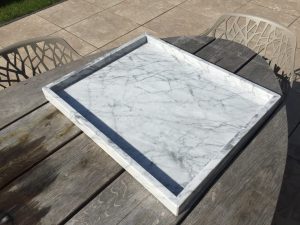 LIJNS Marmeren Tray Carrara 50x60